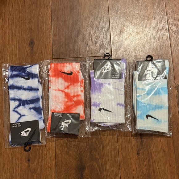 Nike Accessories - Nike Colorful Tie-Dye Crew Socks Set